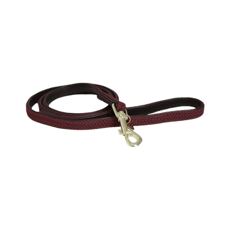 Kentucky Dogwear - Laisse en nylon tressé Plaited Nylon 200 cm bordeaux | - Ohlala