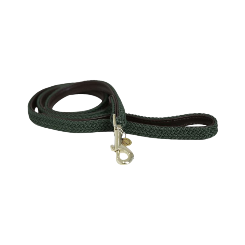 Kentucky Dogwear - Laisse en nylon tressé Plaited Nylon 200 cm vert olive | - Ohlala