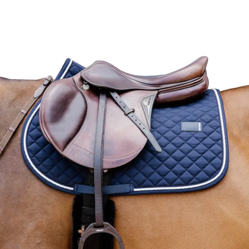 Kentucky Horsewear - Tapis de selle Diamond Rope marine | - Ohlala