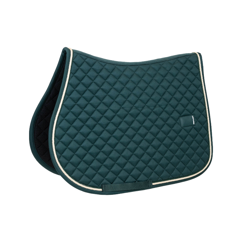 Kentucky Horsewear - Tapis de selle Diamond Rope vert pin | - Ohlala