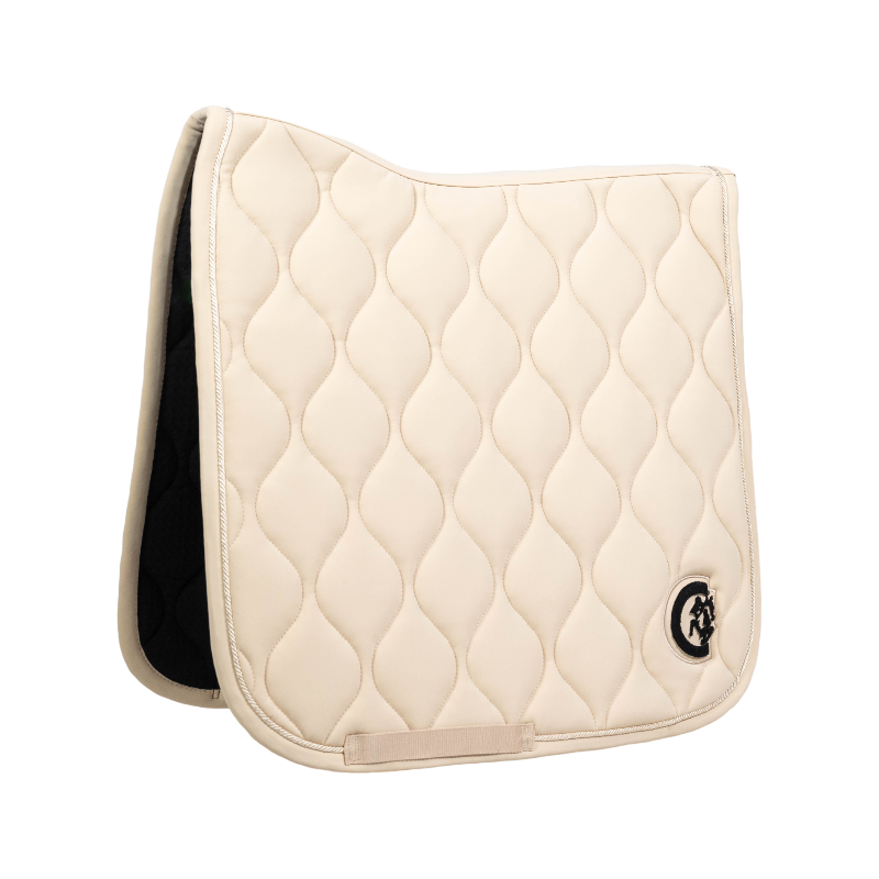 Kentucky Horsewear - Tapis de dressage Wave 3D logo beige | - Ohlala