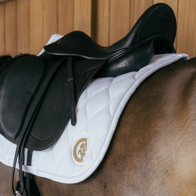 Kentucky Horsewear - Tapis de dressage Wave 3D logo blanc | - Ohlala