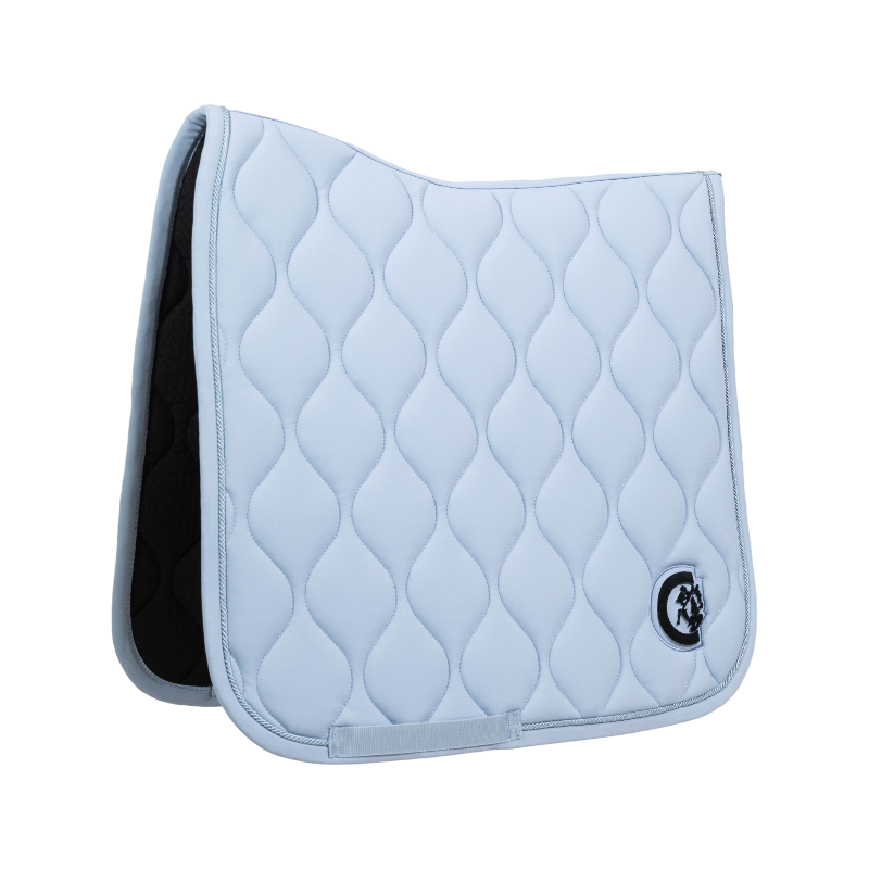 Kentucky Horsewear - Tapis de dressage Wave 3D logo bleu clair | - Ohlala