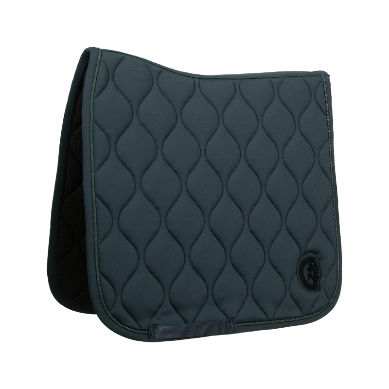 Kentucky Horsewear - Tapis de dressage Wave 3D logo vert sapin | - Ohlala