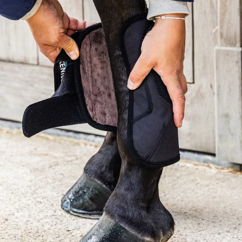 Kentucky Horsewear - Guêtres de cross antérieurs 3D Air Flow Skin Friendly noir | - Ohlala