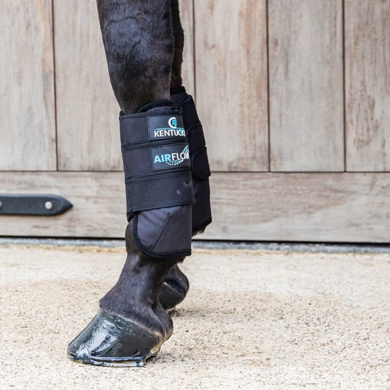 Kentucky Horsewear - Guêtres de cross antérieurs 3D Air Flow noir | - Ohlala