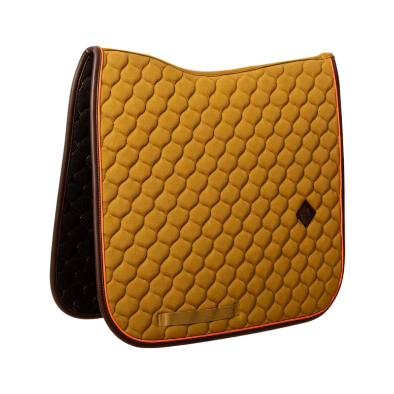 Kentucky Horsewear - Tapis de dressage Onion Quilt Leather Neon kaki | - Ohlala