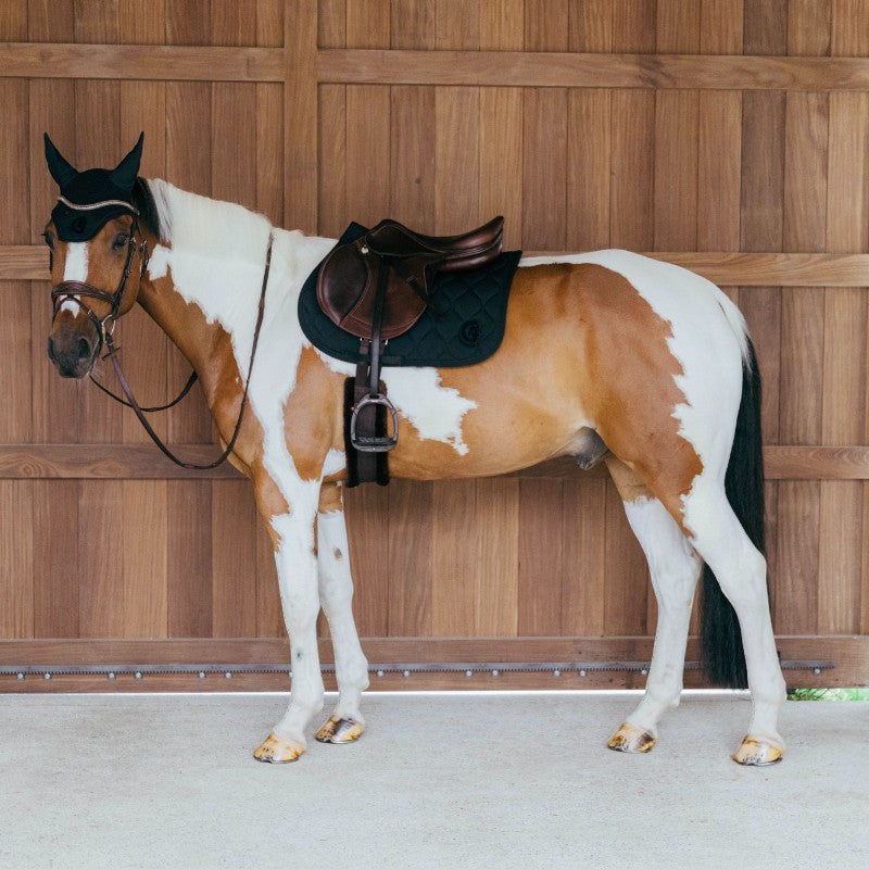 Kentucky Horsewear - Tapis de selle Wave jumping 3D logo noir | - Ohlala