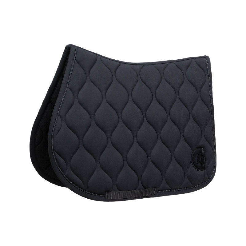 Kentucky Horsewear - Tapis de selle Wave jumping 3D logo noir | - Ohlala