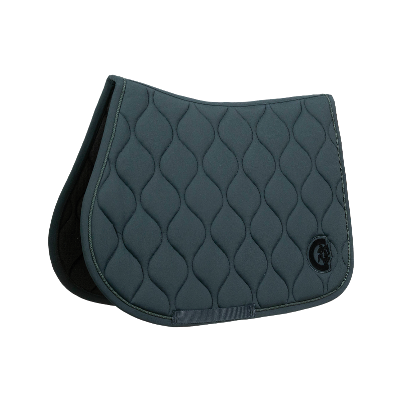 Kentucky Horsewear - Tapis de selle Wave jumping 3D logo vert | - Ohlala