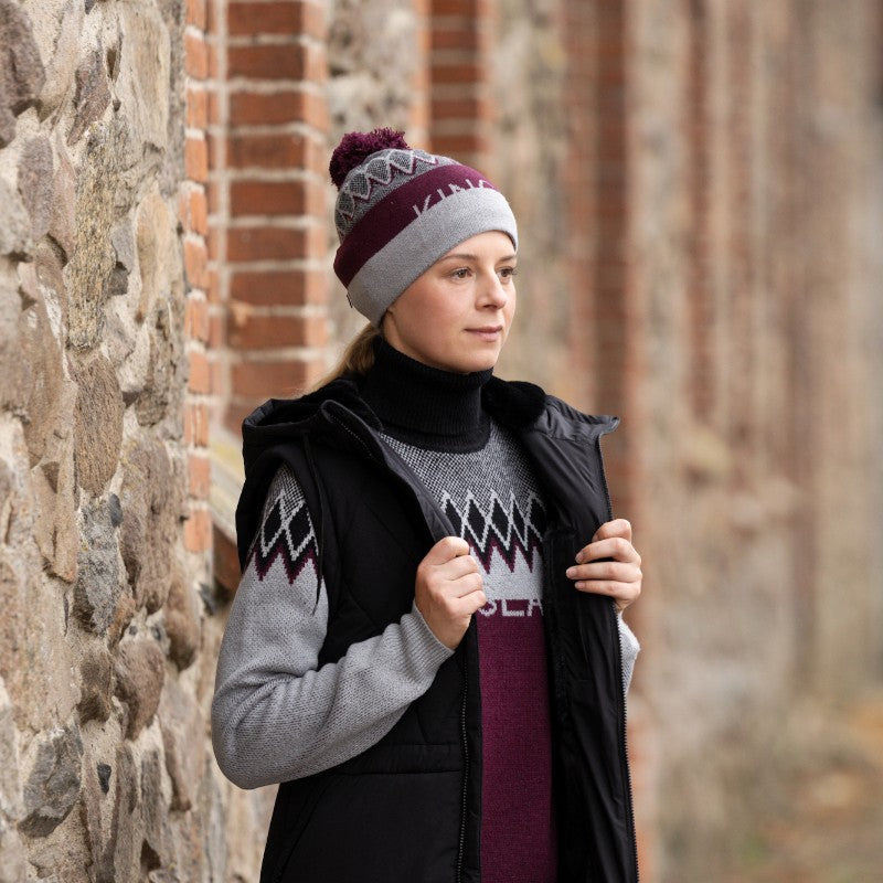 Kingsland - Pull tricoté col montant unisexe KLMontez noir | - Ohlala