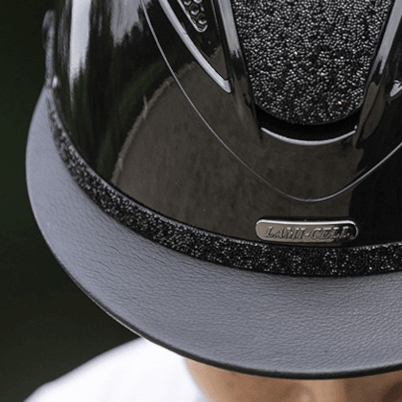 Lami-cell - Galon pour casque d'équitation crystal noir | - Ohlala