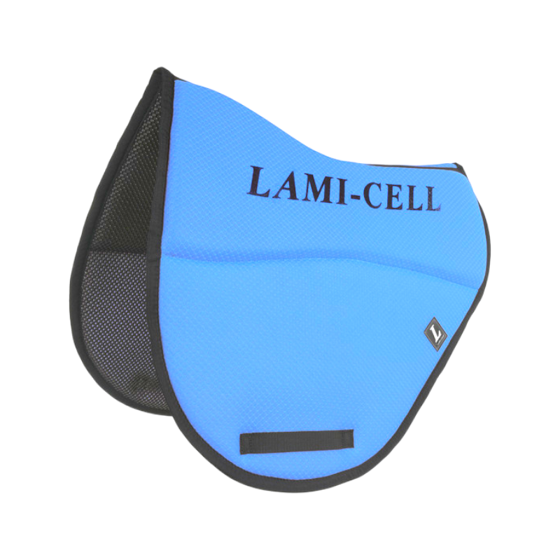 Lami-cell - Tapis de selle New Endurance mesh bleu | - Ohlala