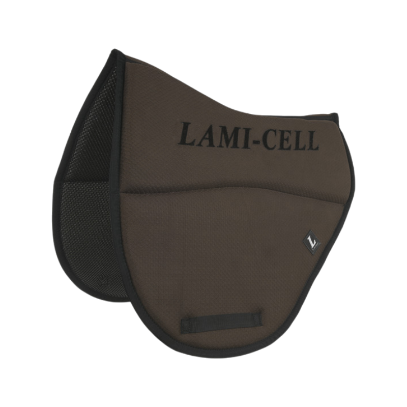 Lami-cell - Tapis de selle New Endurance mesh brun | - Ohlala