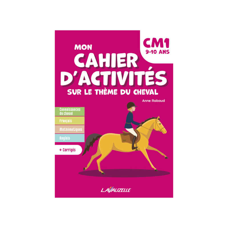 Lavauzelle - Cahier d'activités sur le thème du cheval niveau CM1 | - Ohlala