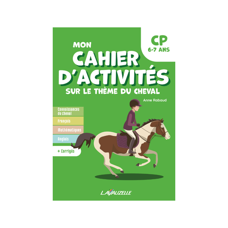 Lavauzelle - Cahier d'activités sur le thème du cheval niveau CP | - Ohlala
