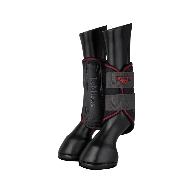 Lemieux - Guêtres fermées Grafter Cinder gris/ bordeaux | - Ohlala