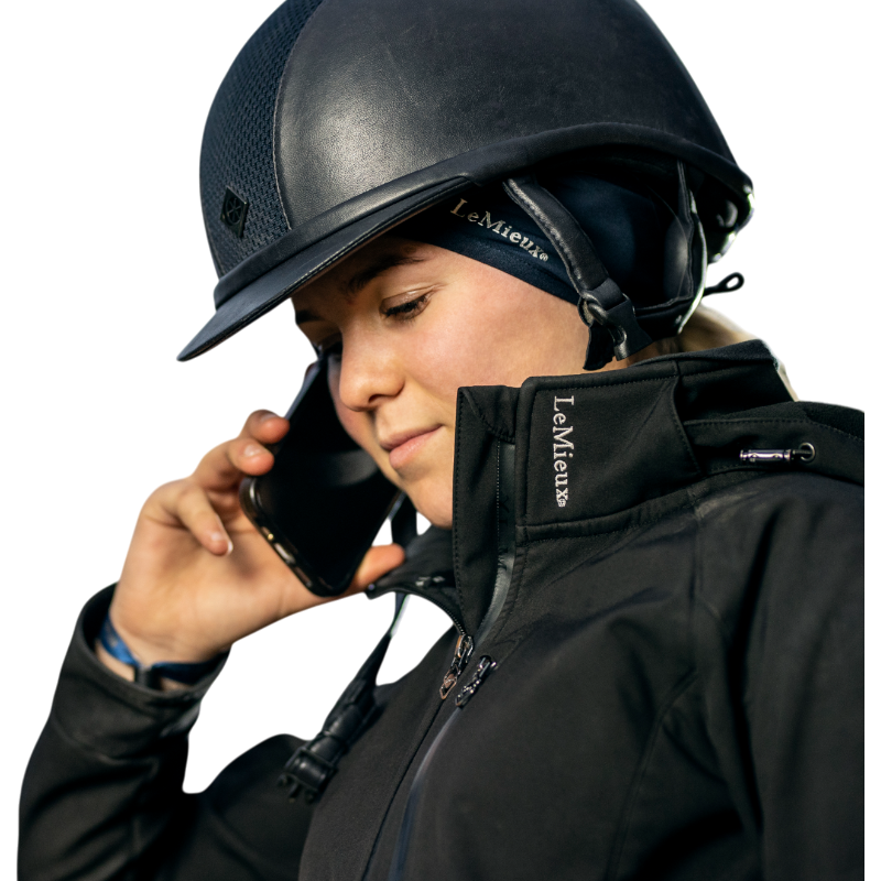 Lemieux - Bandeau cache oreille Ear Warmer indigo | - Ohlala