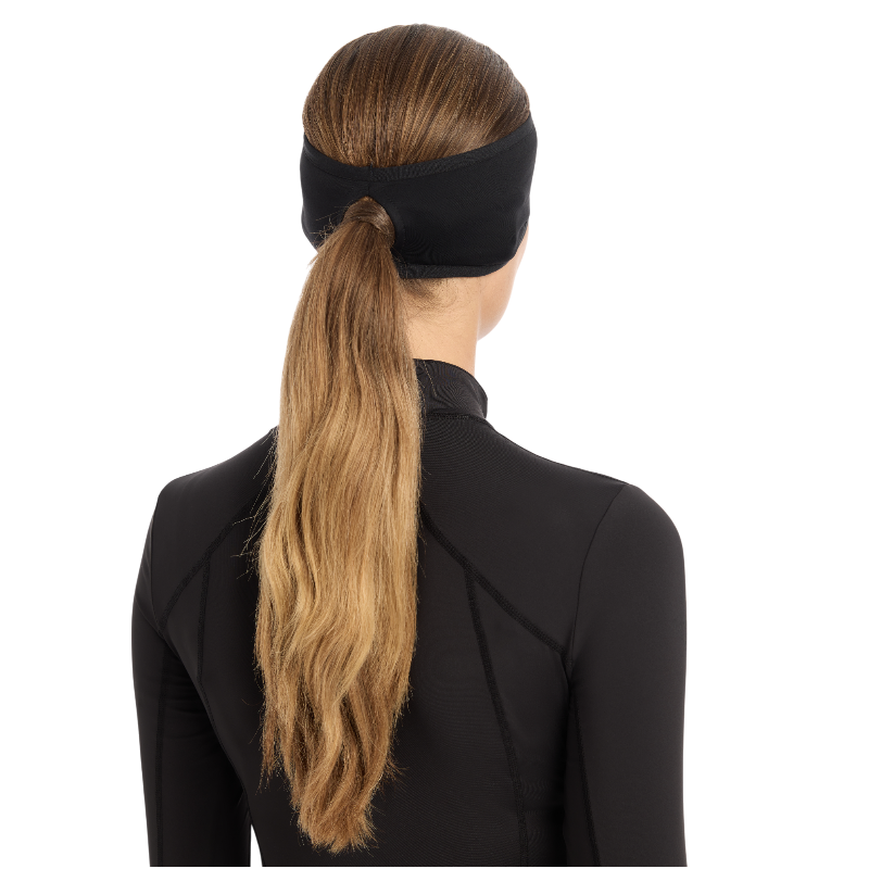 Lemieux - Bandeau cache oreille Ear Warmer noir | - Ohlala