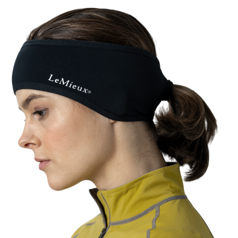 Lemieux - Bandeau cache oreille Ear Warmer noir | - Ohlala