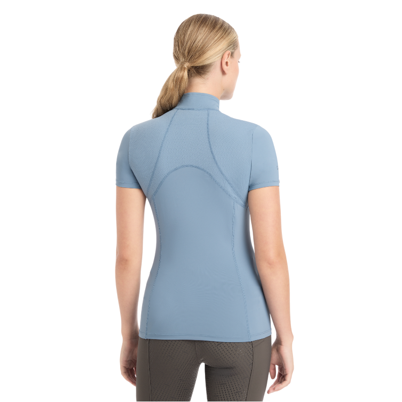 Lemieux - Baselayer manches courtes femme Mia Mesh ice blue | - Ohlala
