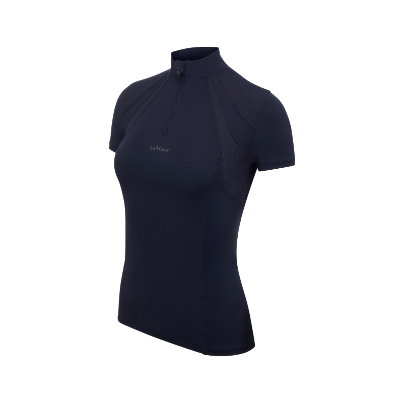 Lemieux - Baselayer manches courtes femme Mia Mesh marine | - Ohlala
