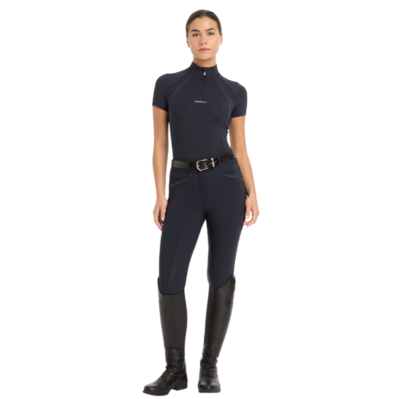 Lemieux - Baselayer manches courtes femme Mia Mesh marine | - Ohlala