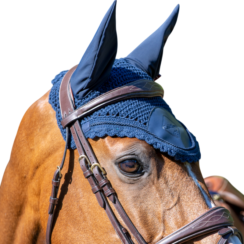 Lemieux - Bonnet pour chevaux Elite marine | - Ohlala