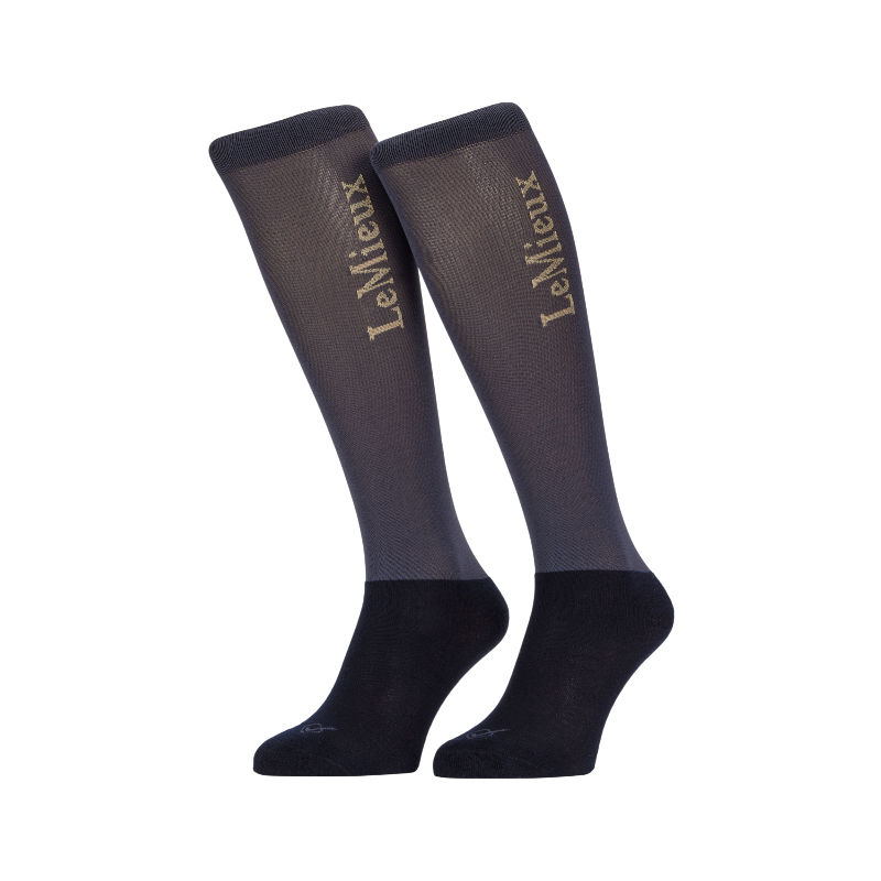 Lemieux - Chaussettes d'équitation Competition dusk blue (x2) | - Ohlala