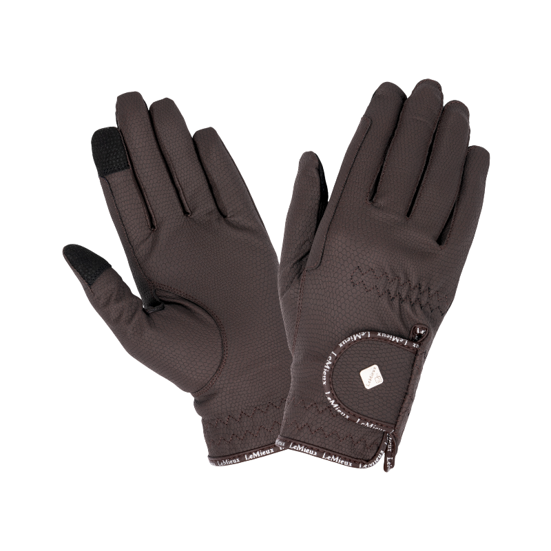 Lemieux - Gants d'équitation Classic marron | - Ohlala