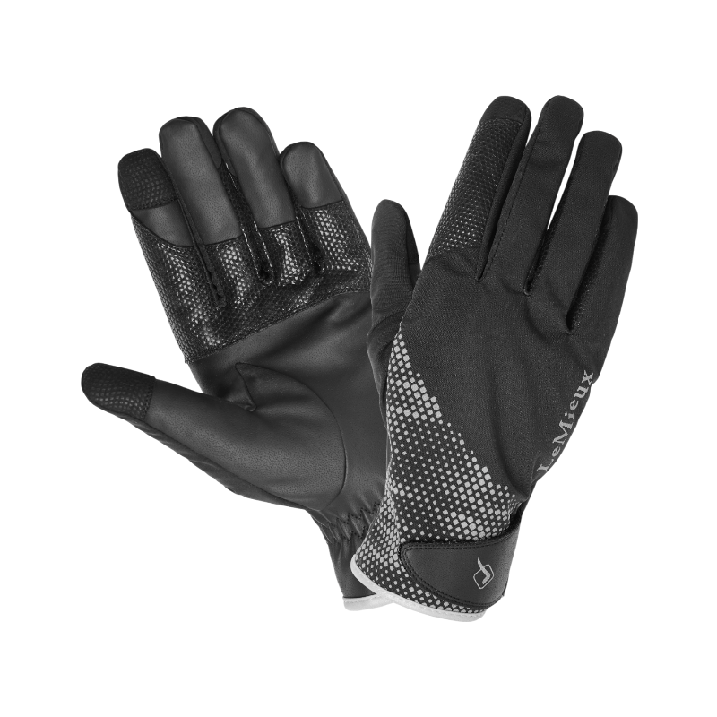 Lemieux - Gants d'équitation unisexe Waterproof noir | - Ohlala