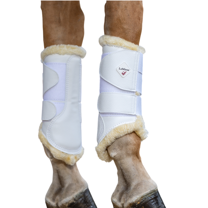 Lemieux - Guêtres fermées Fleece Lined blanc (x2) | - Ohlala