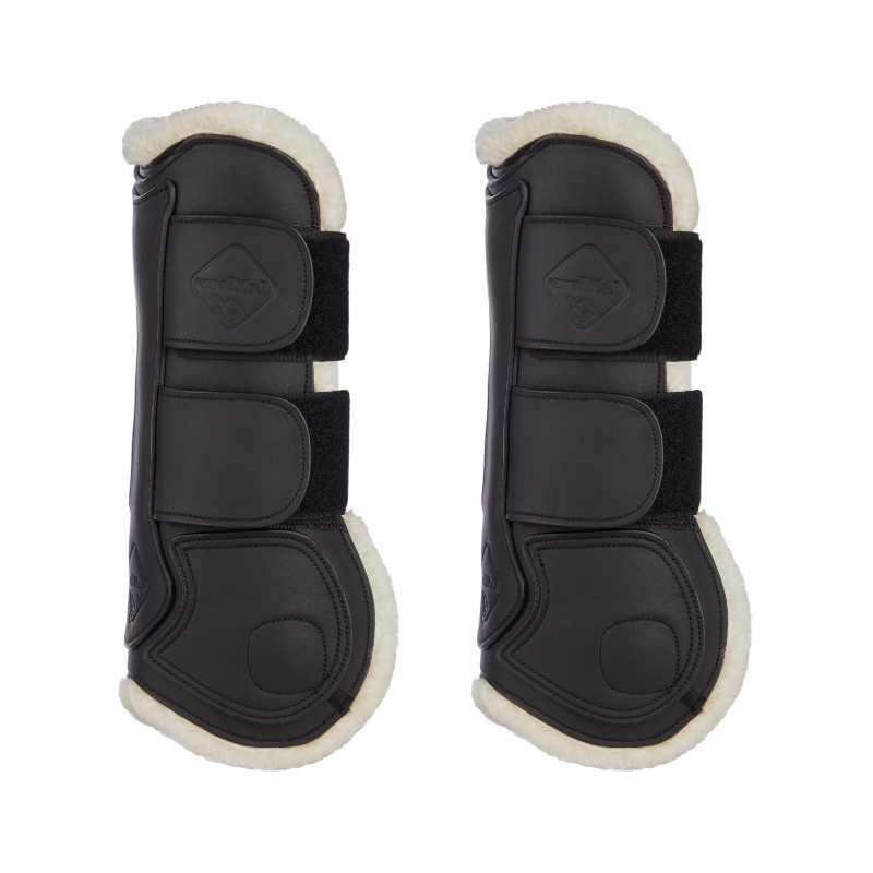 Lemieux - Guêtres ouvertes tendons Capella Comfort noir | - Ohlala