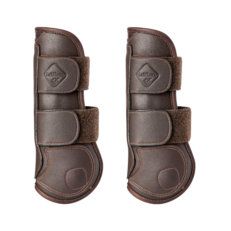 Lemieux - Guêtres ouvertes tendons Capella marron | - Ohlala