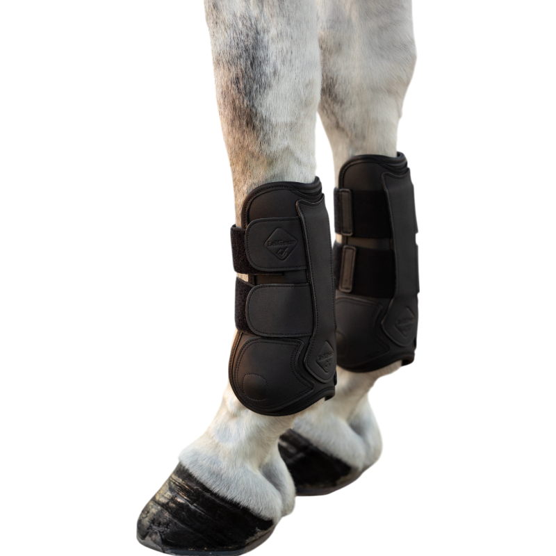 Lemieux - Guêtres ouvertes tendons Capella noir | - Ohlala