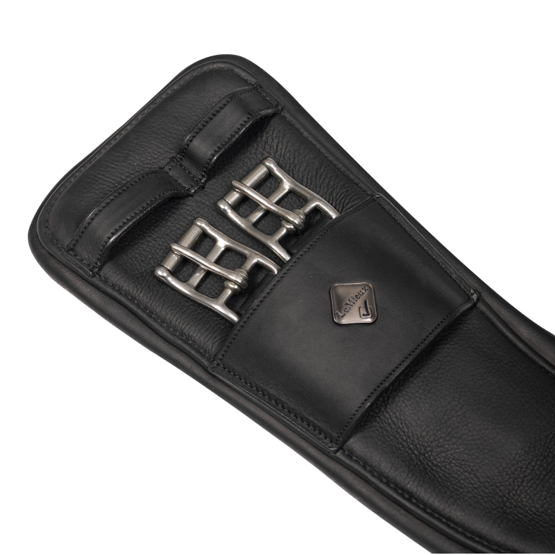 Lemieux - Sangle de dressage Gel-Tek anatomique noir | - Ohlala