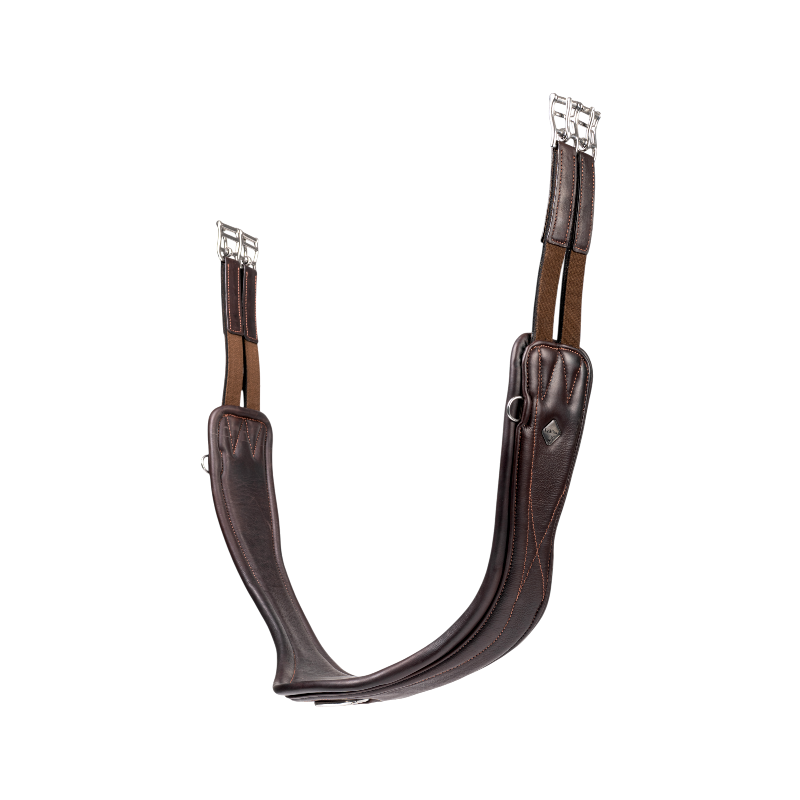 Lemieux - Sangle longue anatomique Gel-Tek marron | - Ohlala