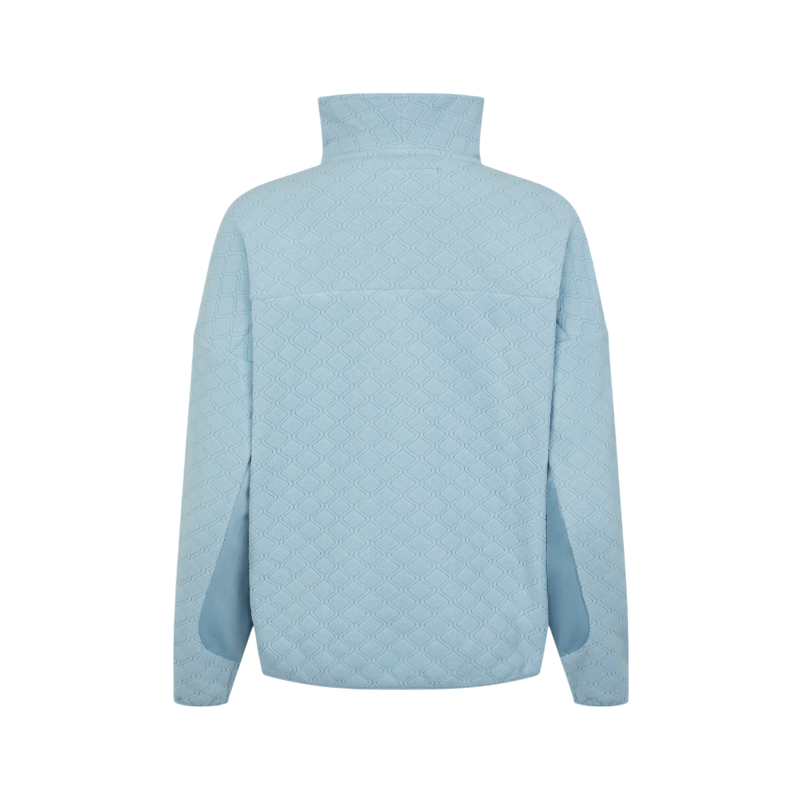 Lemieux - Sweat manches longues femme Dana quarter zip glacier | - Ohlala