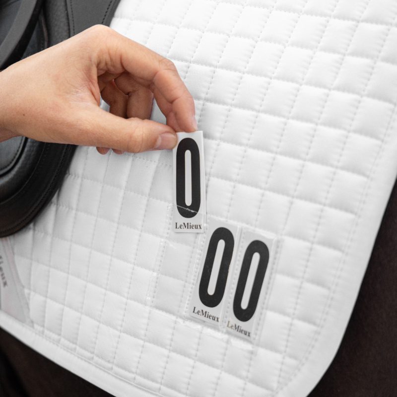 Lemieux - Tapis de dressage Competition Coton blanc | - Ohlala