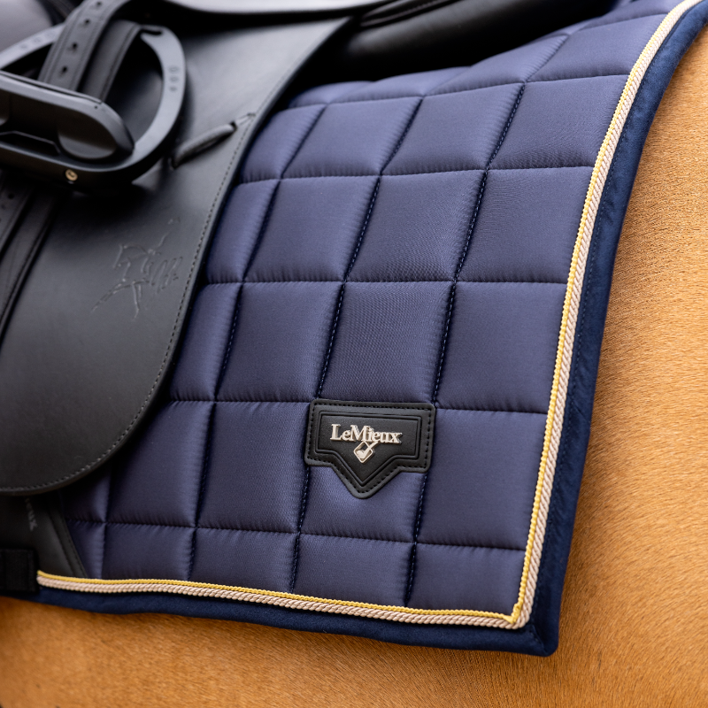 Lemieux - Tapis de dressage Square Loire Classic dusk blue | - Ohlala