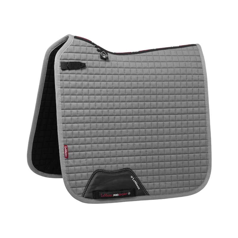 Lemieux - Tapis de dressage Square Coton gris | - Ohlala