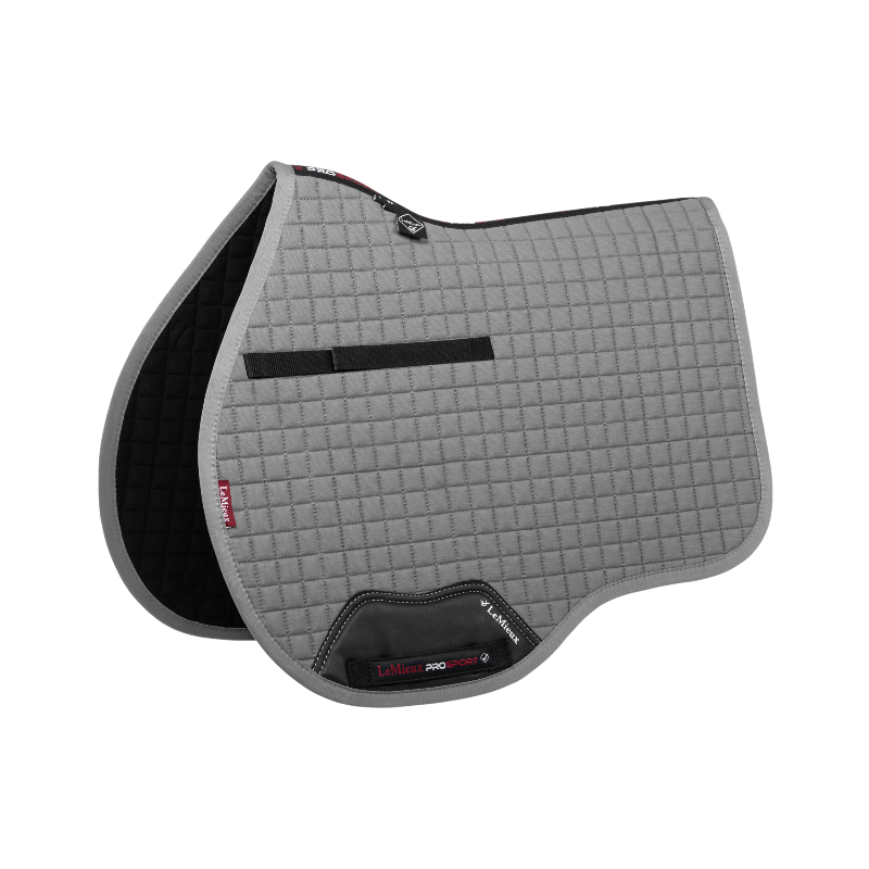 Lemieux - Tapis de selle GP Coton Square gris | - Ohlala