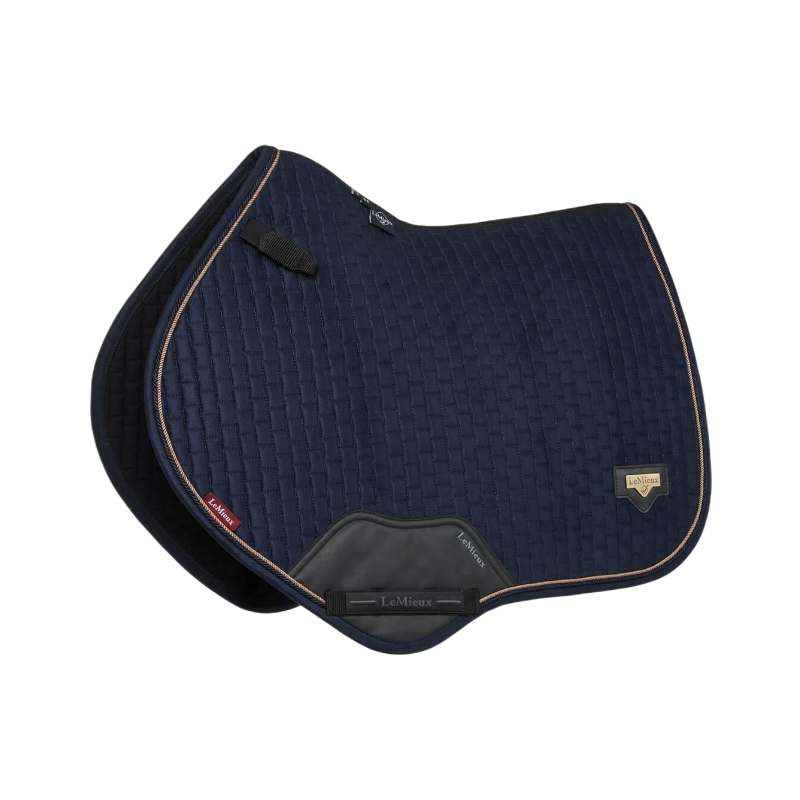 Lemieux - Tapis de selle Puissance Suede CC marine | - Ohlala