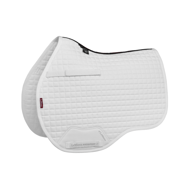 Lemieux - Tapis de selle Square Mixte Coton blanc | - Ohlala