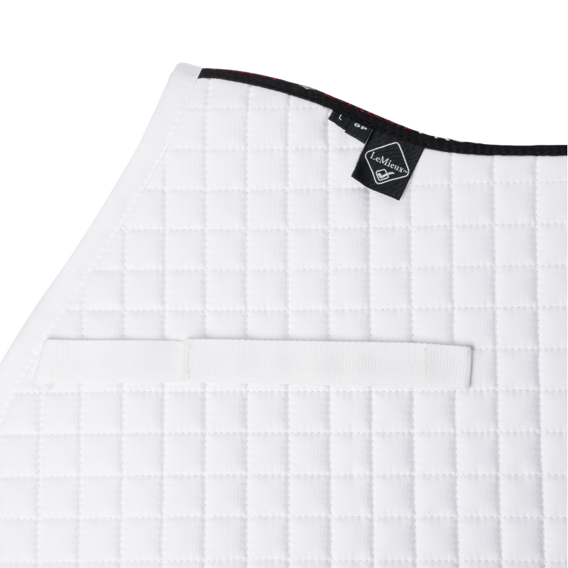 Lemieux - Tapis de selle Square Mixte Coton blanc | - Ohlala