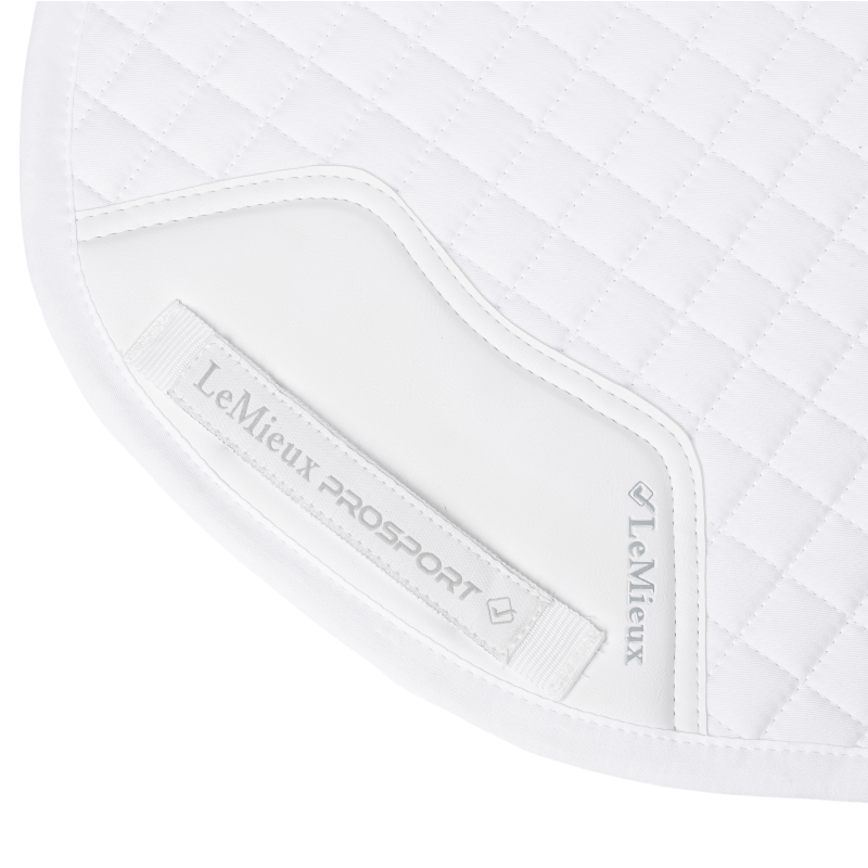Lemieux - Tapis de selle Square Mixte Coton blanc | - Ohlala