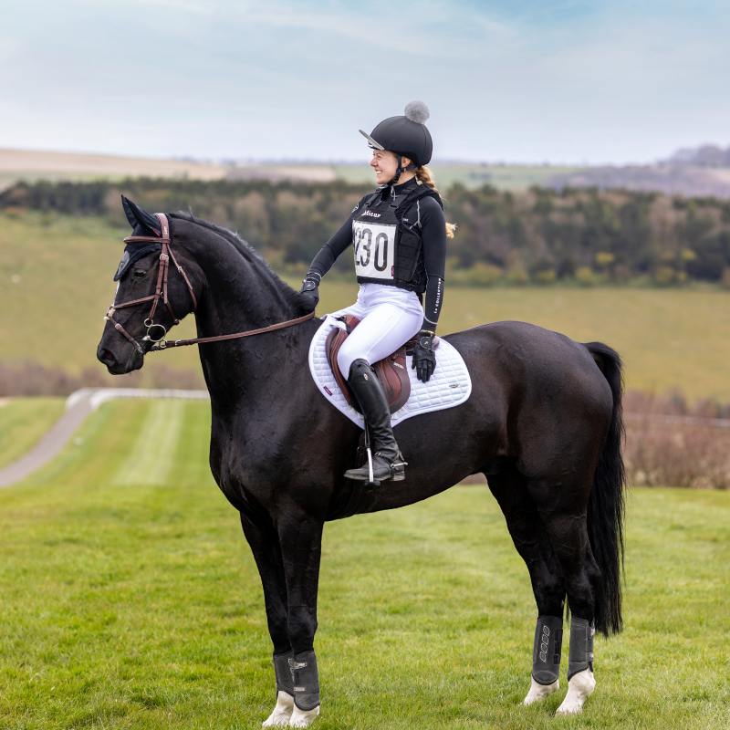 Lemieux - Tapis de selle Square Self-Cool blanc arctic | - Ohlala