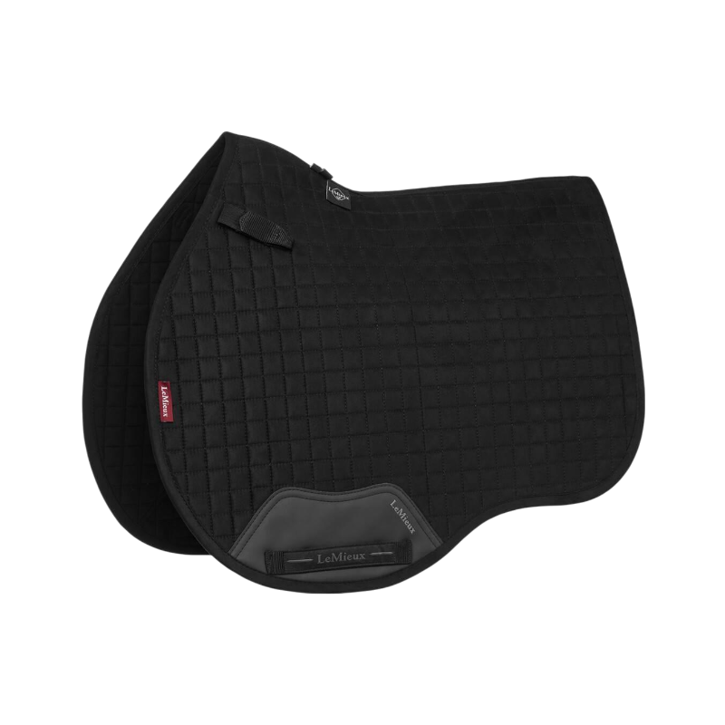 Lemieux - Tapis de selle Suede GP Square noir | - Ohlala