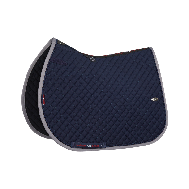 Lemieux - Tapis de selle Wither Relief marine | - Ohlala