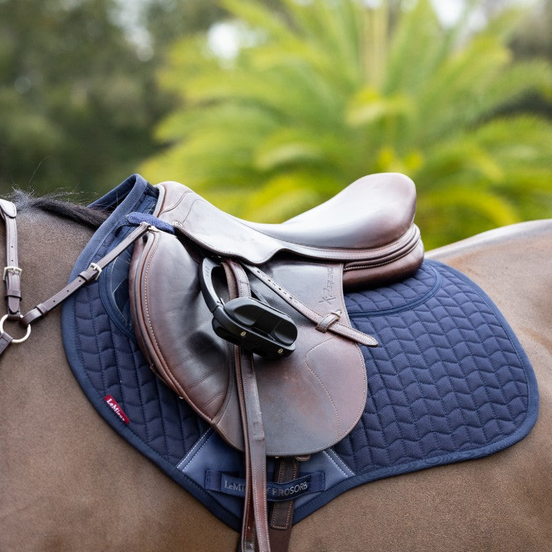Lemieux - Tapis de selle Pro Sorb Plain 2 Square marine | - Ohlala